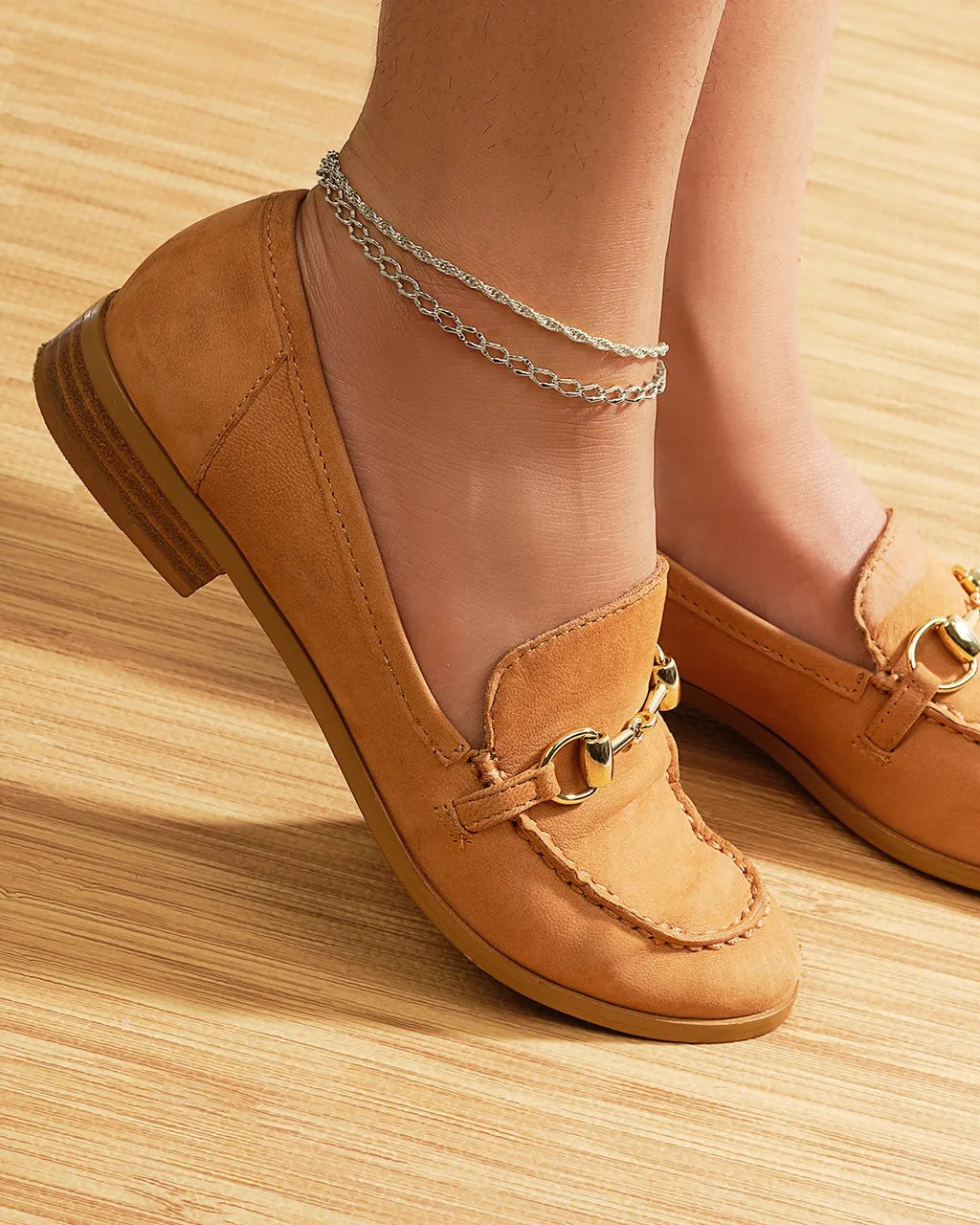 Tessa Layered Chain Anklet