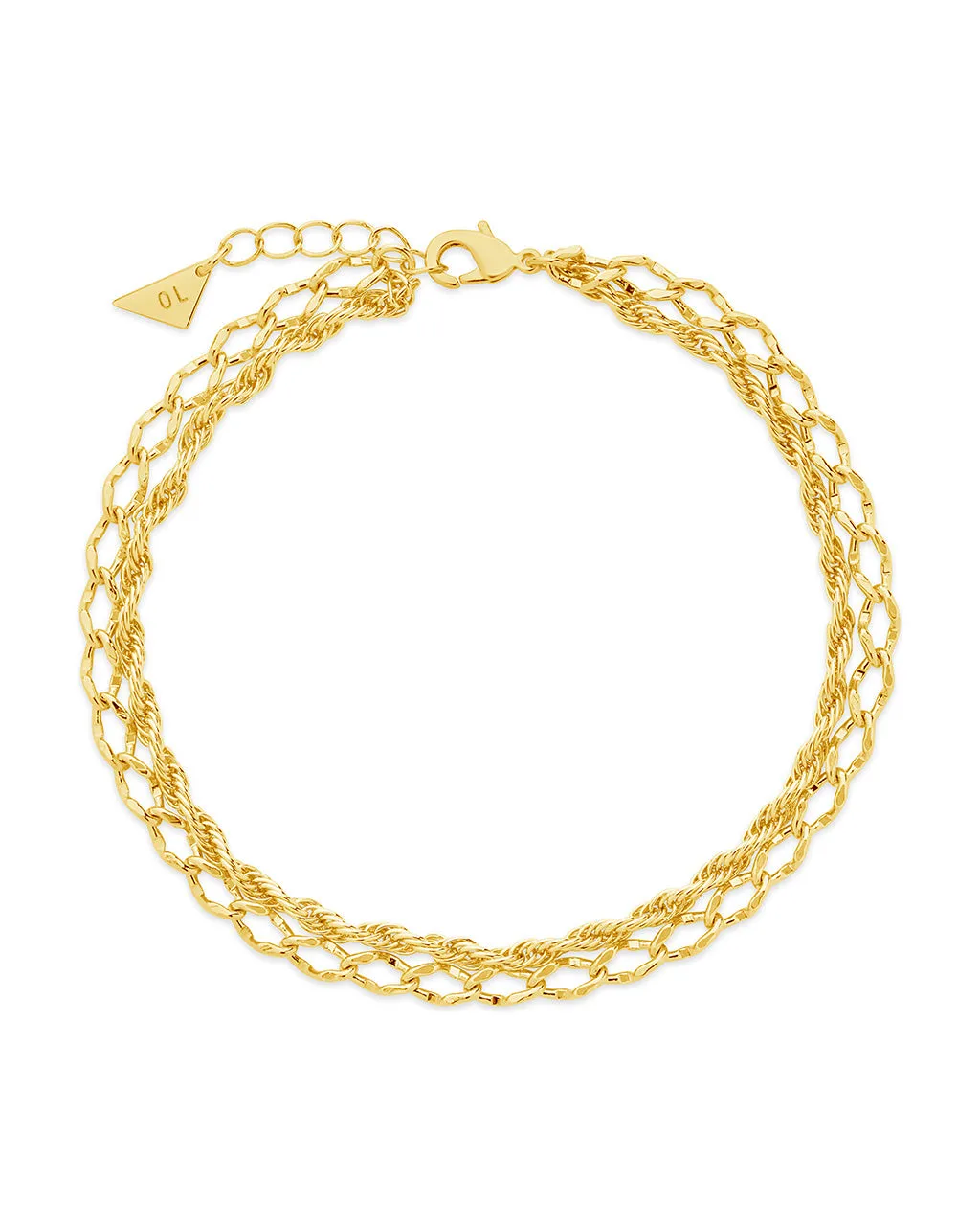 Tessa Layered Chain Anklet