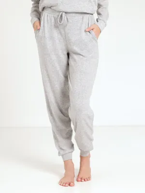 Textured Jogger - Grey Melange