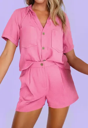 Textured Pink Set
