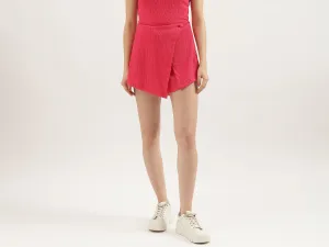 Textured Regular Fit Shorts