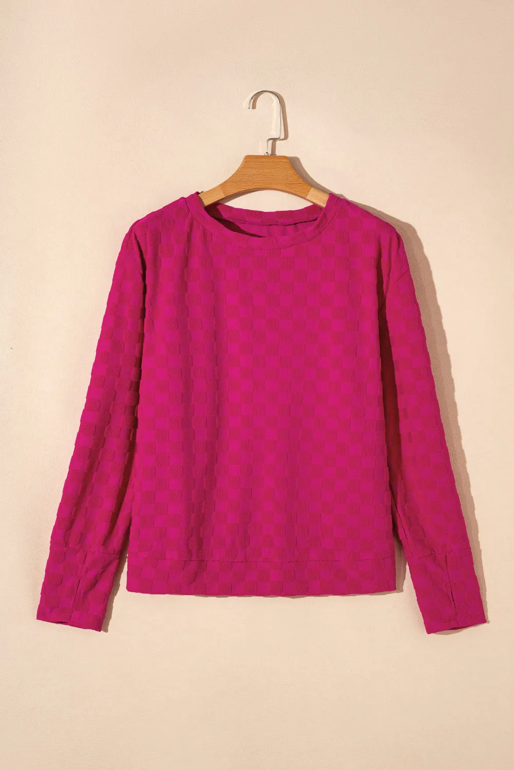 Textured Thumbhole Sleeve Top