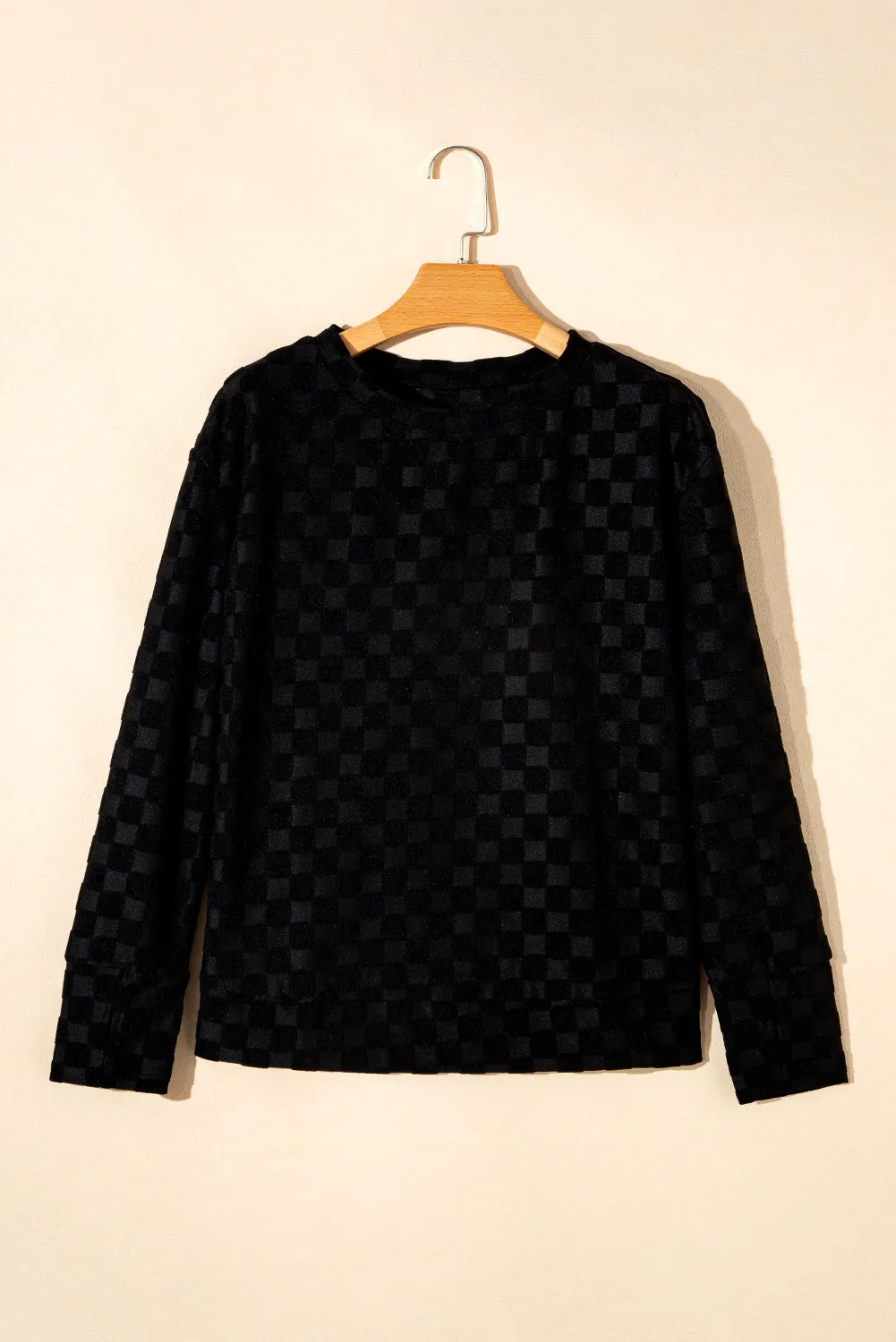 Textured Thumbhole Sleeve Top