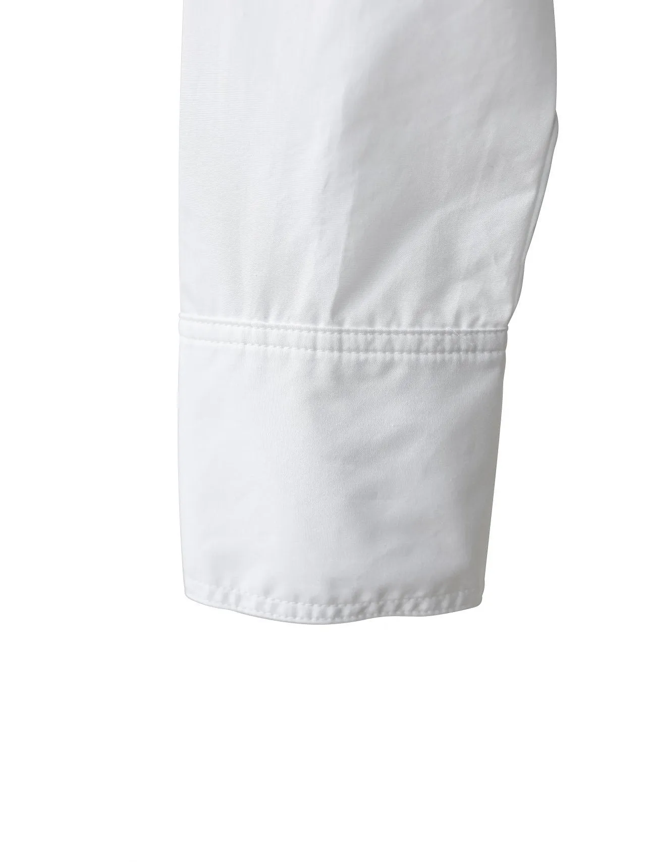 The Lux Shoulder Pad Cropped Shirt