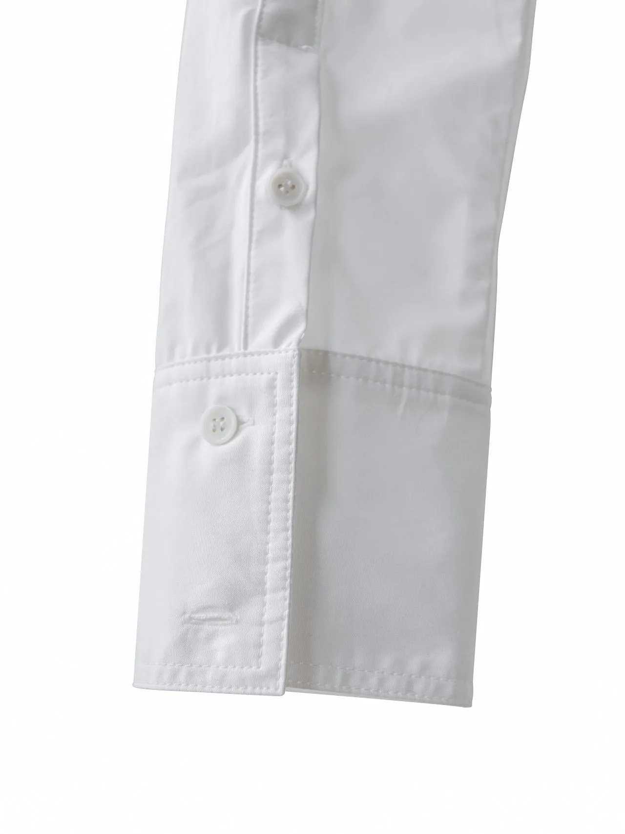 The Lux Shoulder Pad Cropped Shirt
