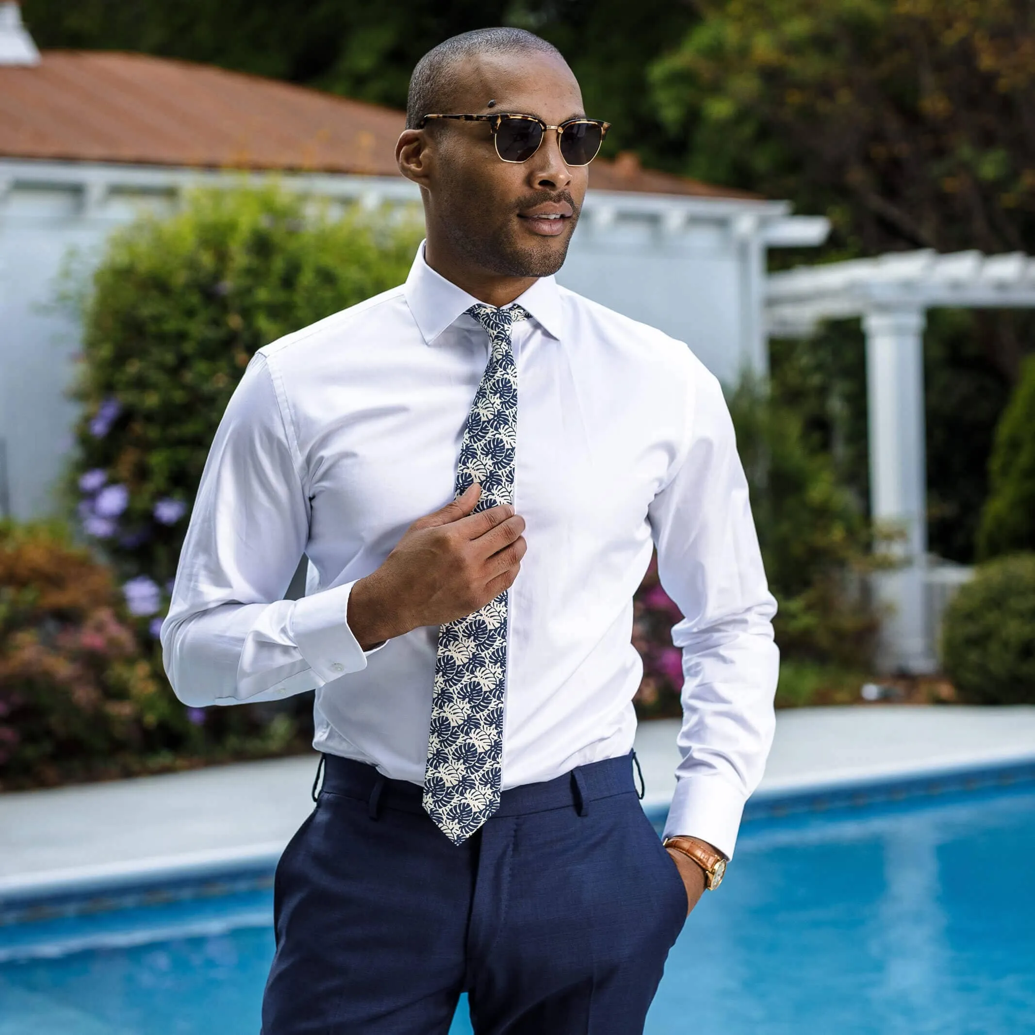 The White Canon Performance Twill Custom Shirt