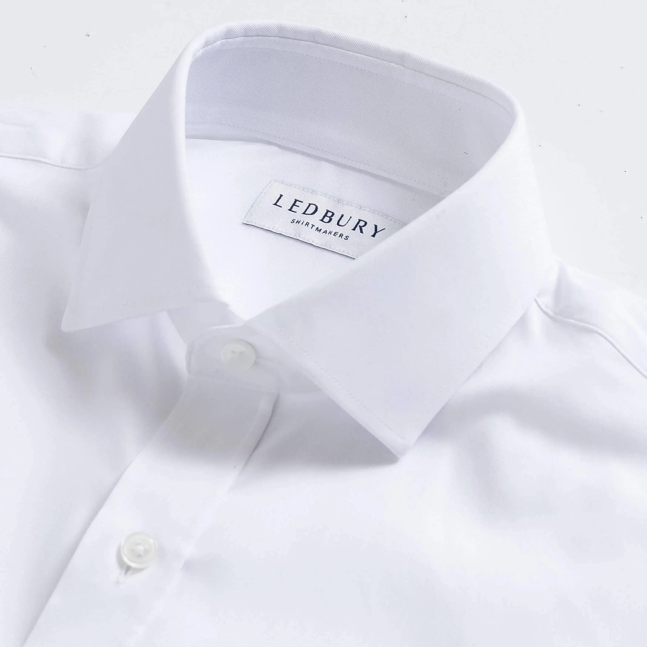 The White Canon Performance Twill Custom Shirt