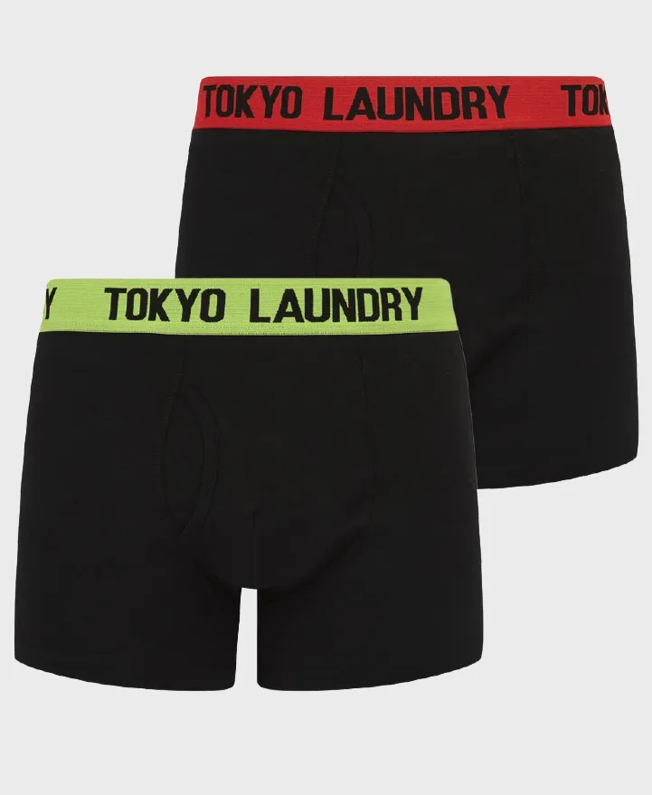 TOKYO LAUNDRY MARTHEM 2PK BOXERS POPPY RED