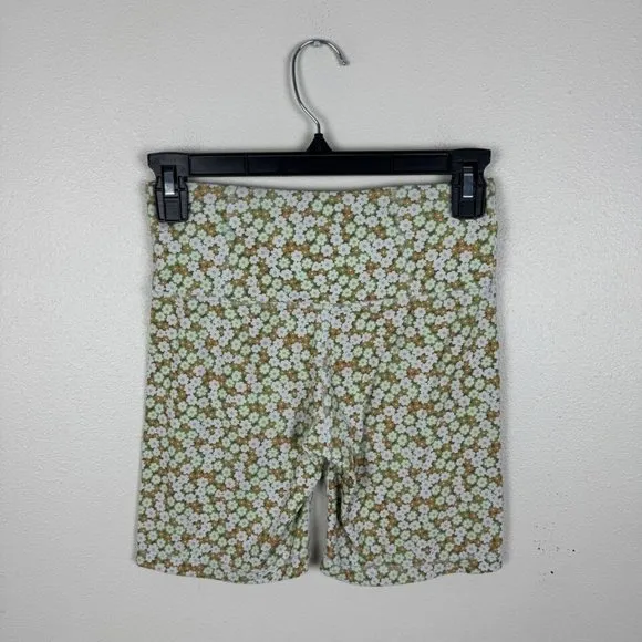 Tory Burch Tory Sport High Rise Weightless Bike Shorts Retro Floral Size XS