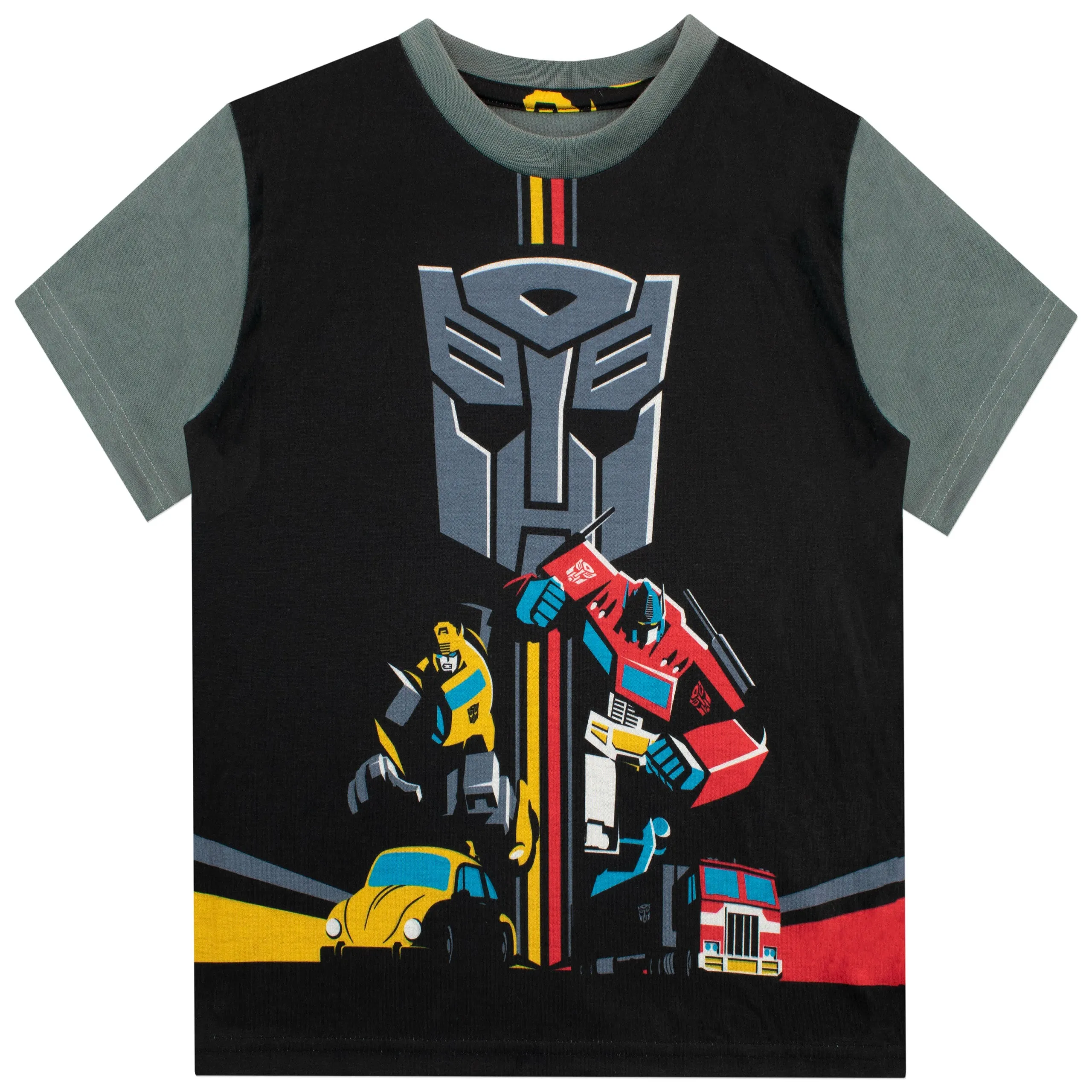 Transformers Short Pajamas - Optimus Prime and Bumblebee