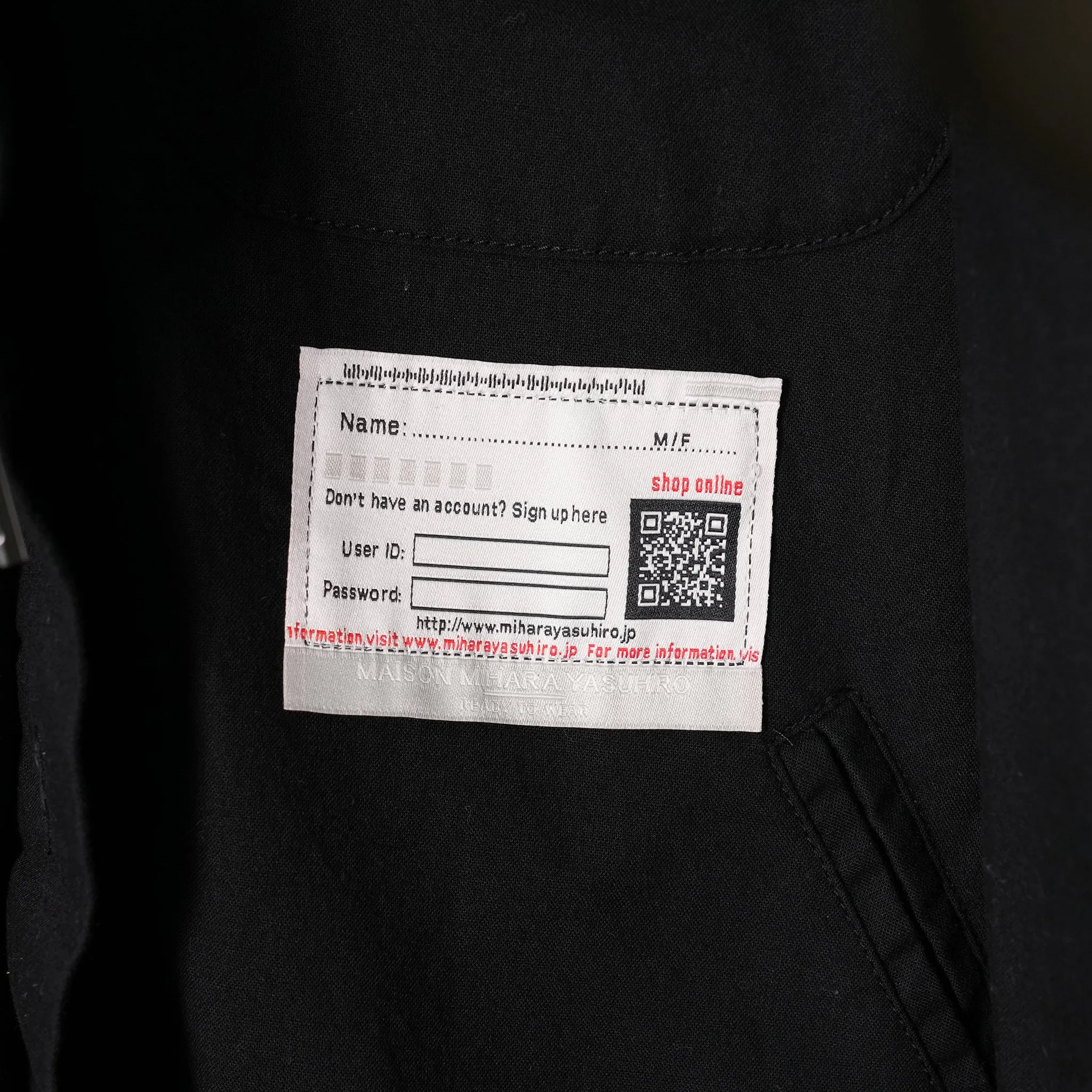 TRIPLE LAYERED SHIRT / BLACK