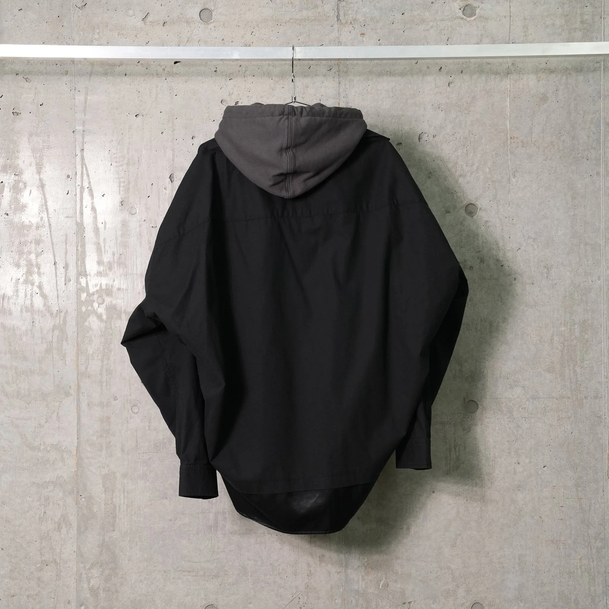 TRIPLE LAYERED SHIRT / BLACK