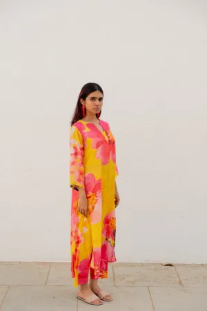 Tuscany Flowers Kurta Set