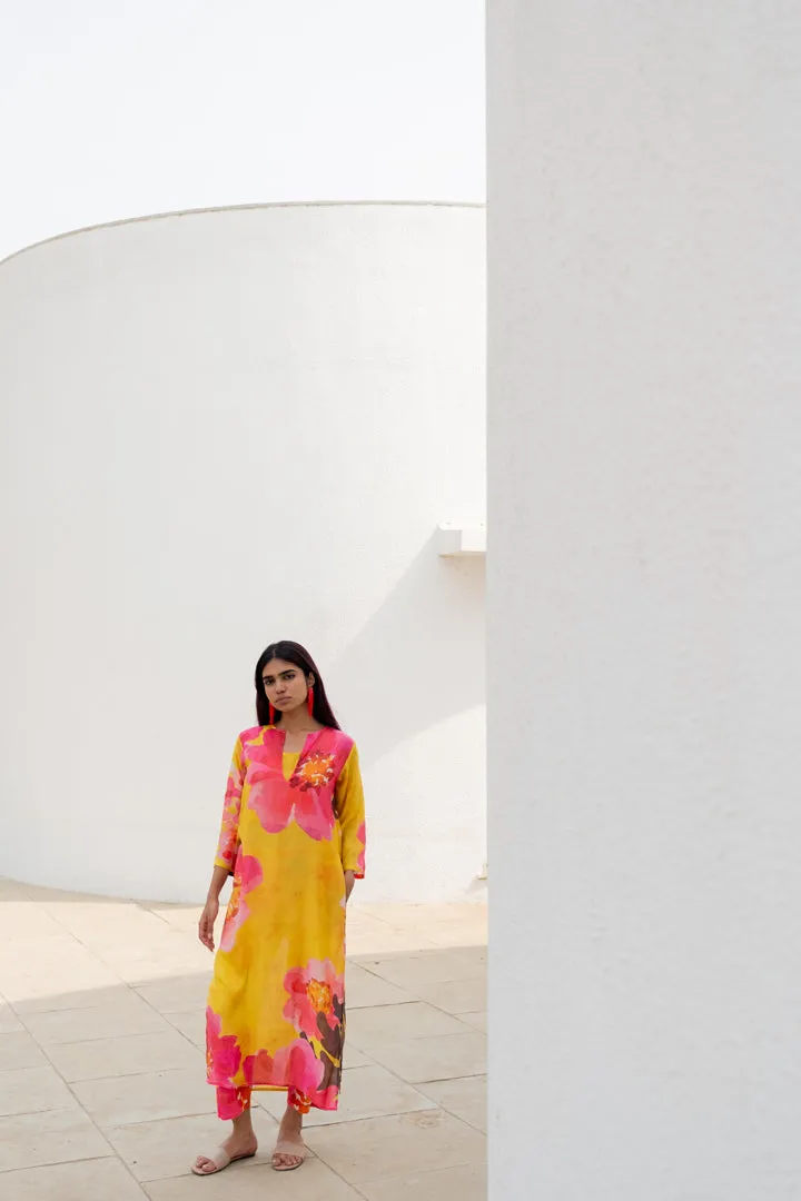Tuscany Flowers Kurta Set