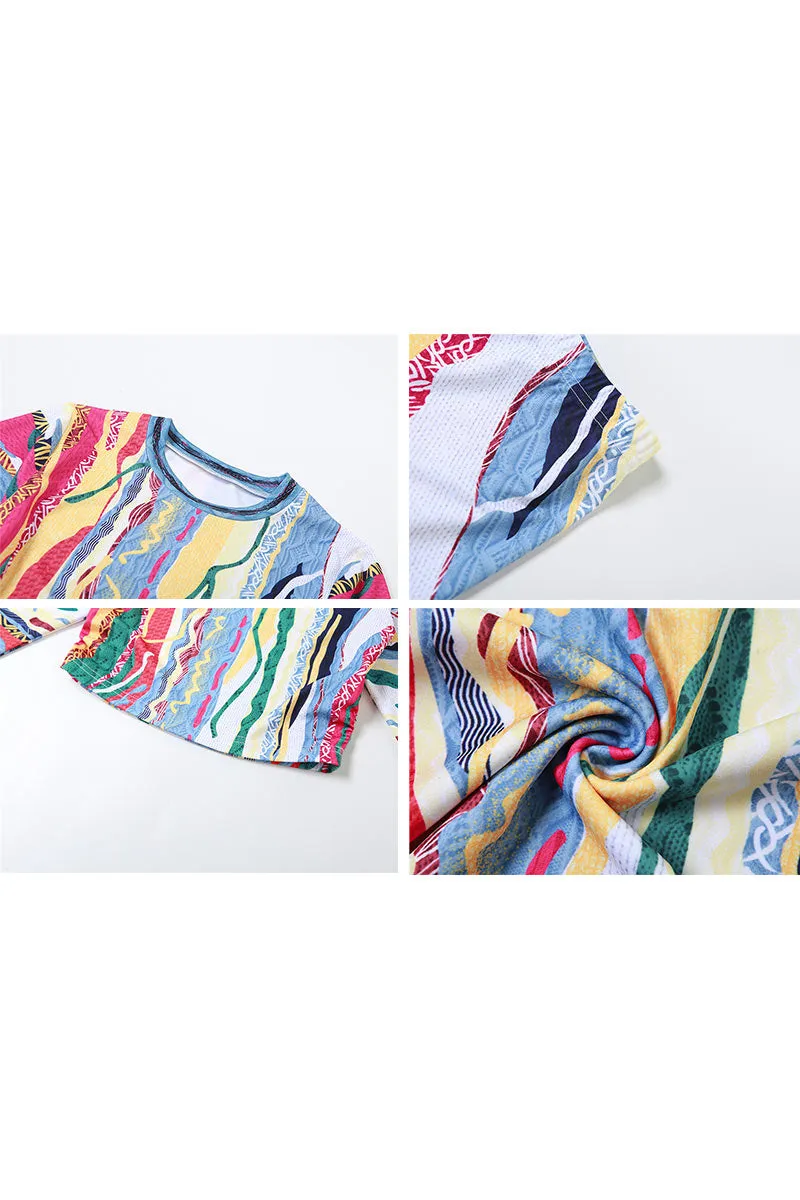 UF0498 Graphic Shirt and Shorts Set