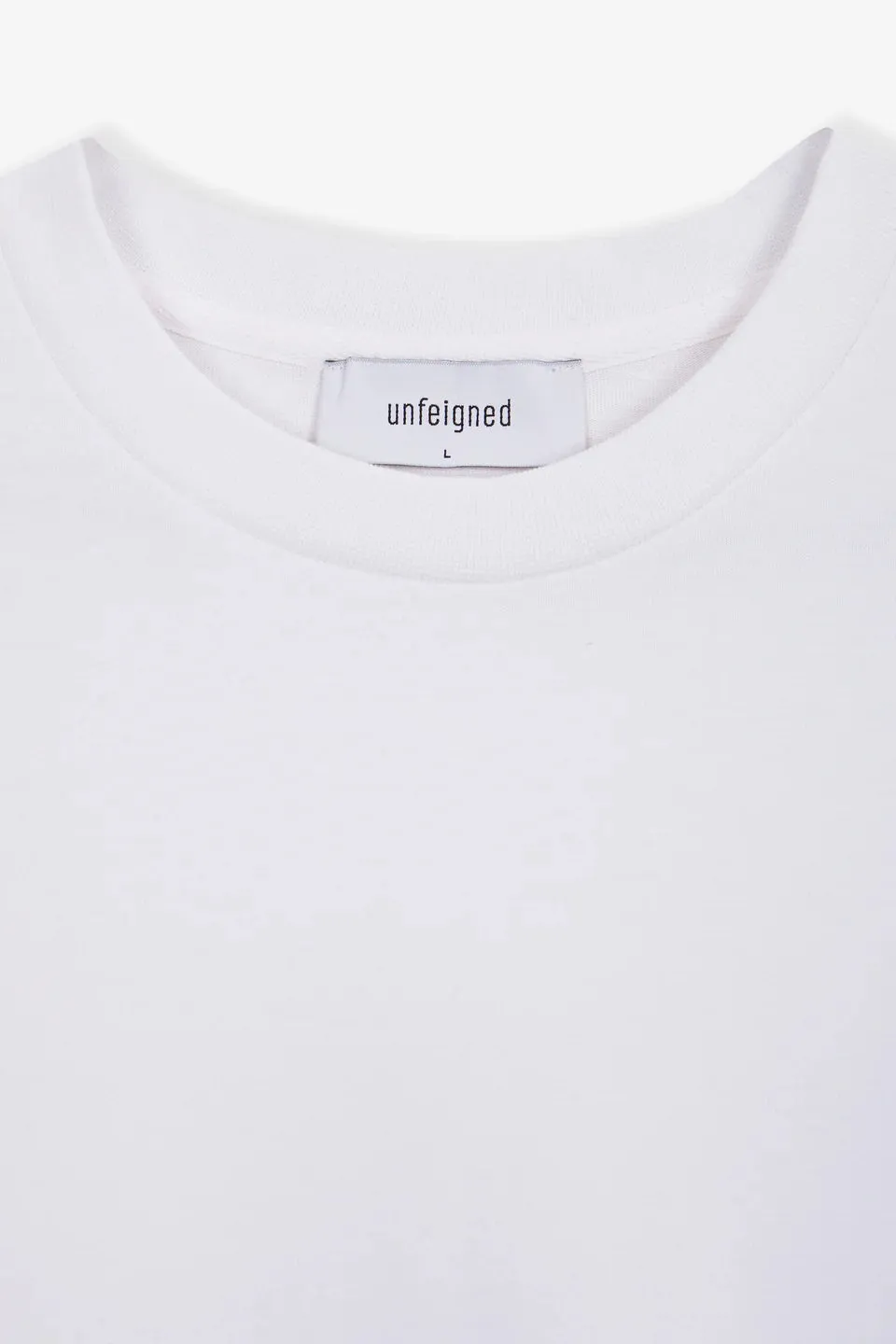Unfeigned Basic Long Sleeve T-Shirt - White