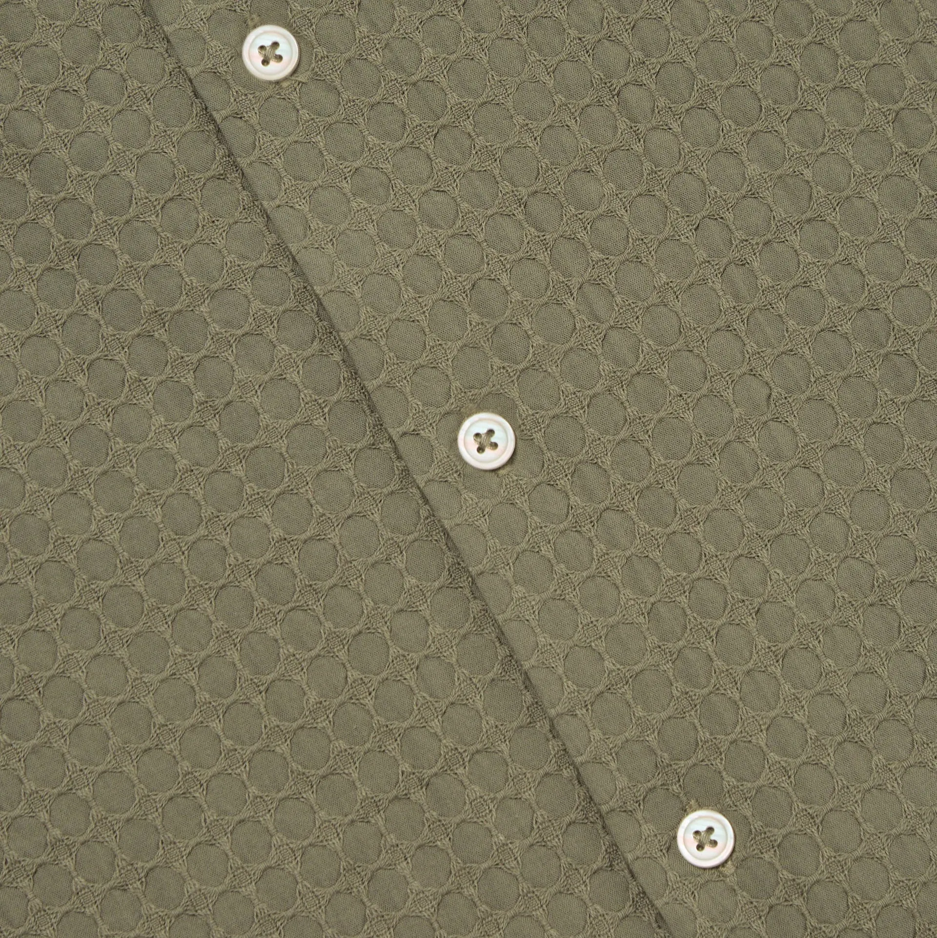 Universal Works Delos Road Shirt Olive