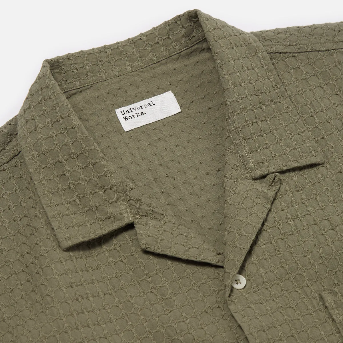 Universal Works Delos Road Shirt Olive
