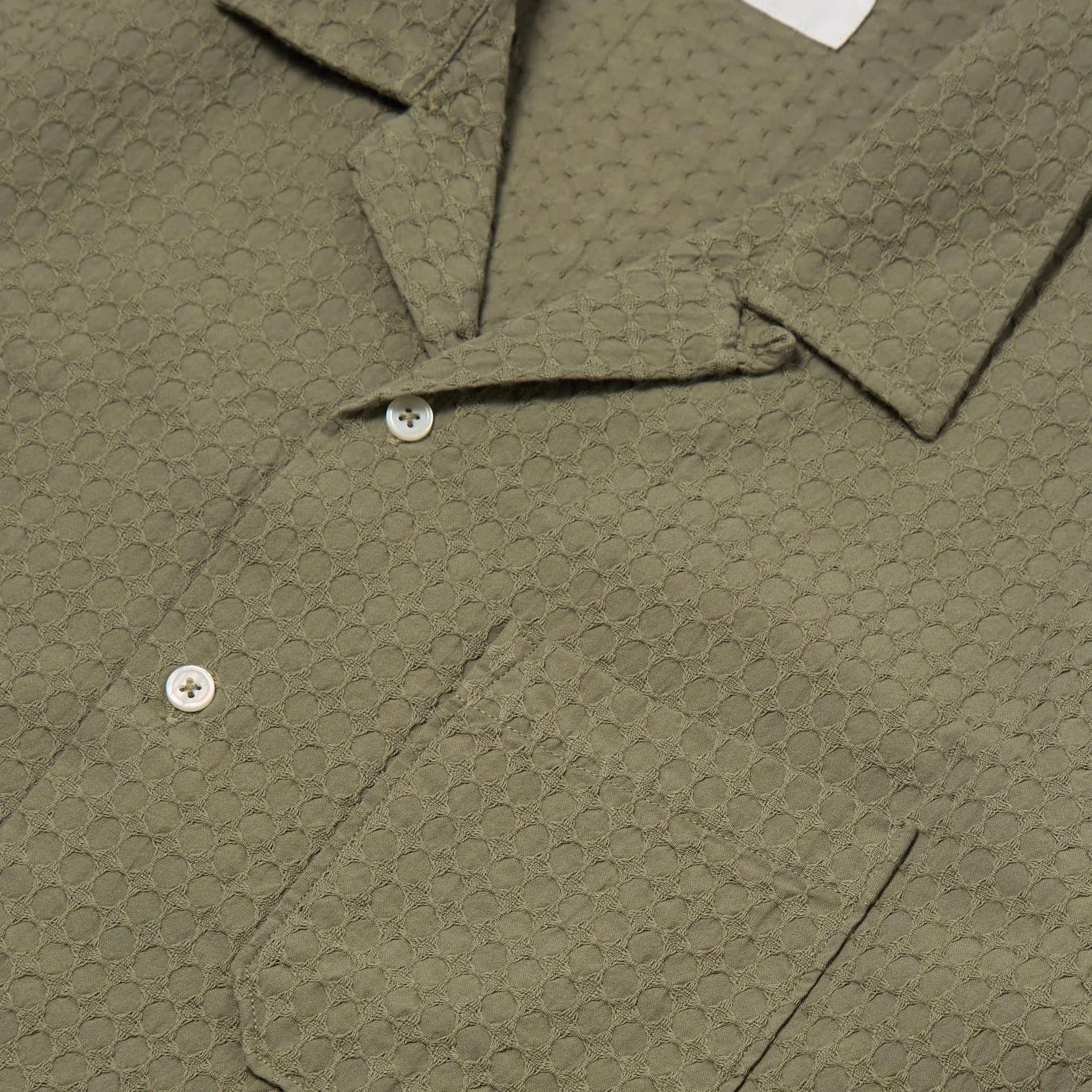 Universal Works Delos Road Shirt Olive