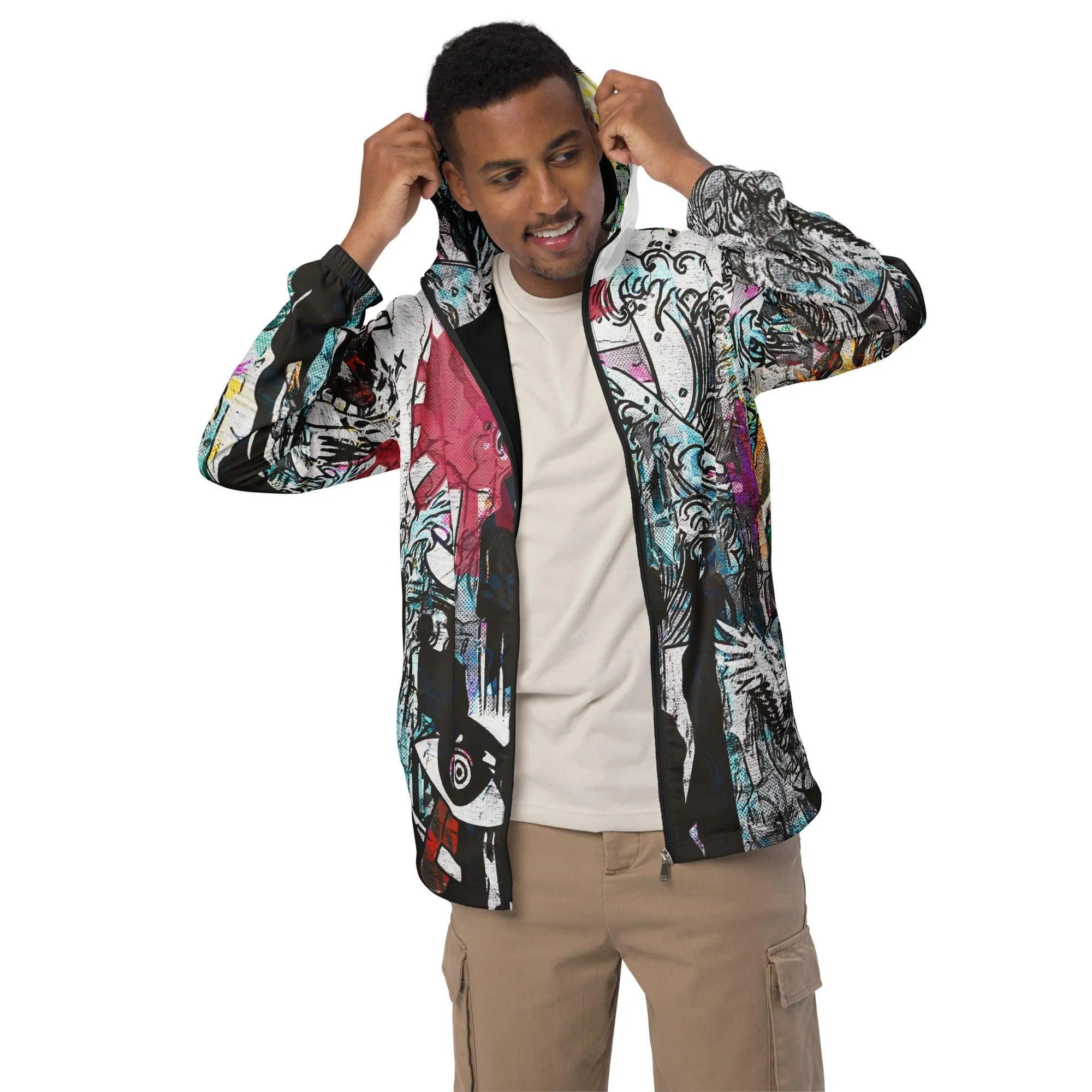 URBAN MYTHOS Graffiti Windbreaker