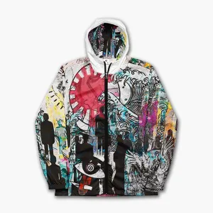 URBAN MYTHOS Graffiti Windbreaker