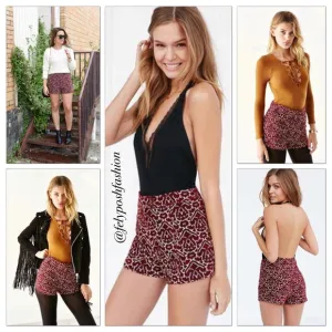 Urban Outfitter Ecote Brown Hadley Jacquard Pin-up