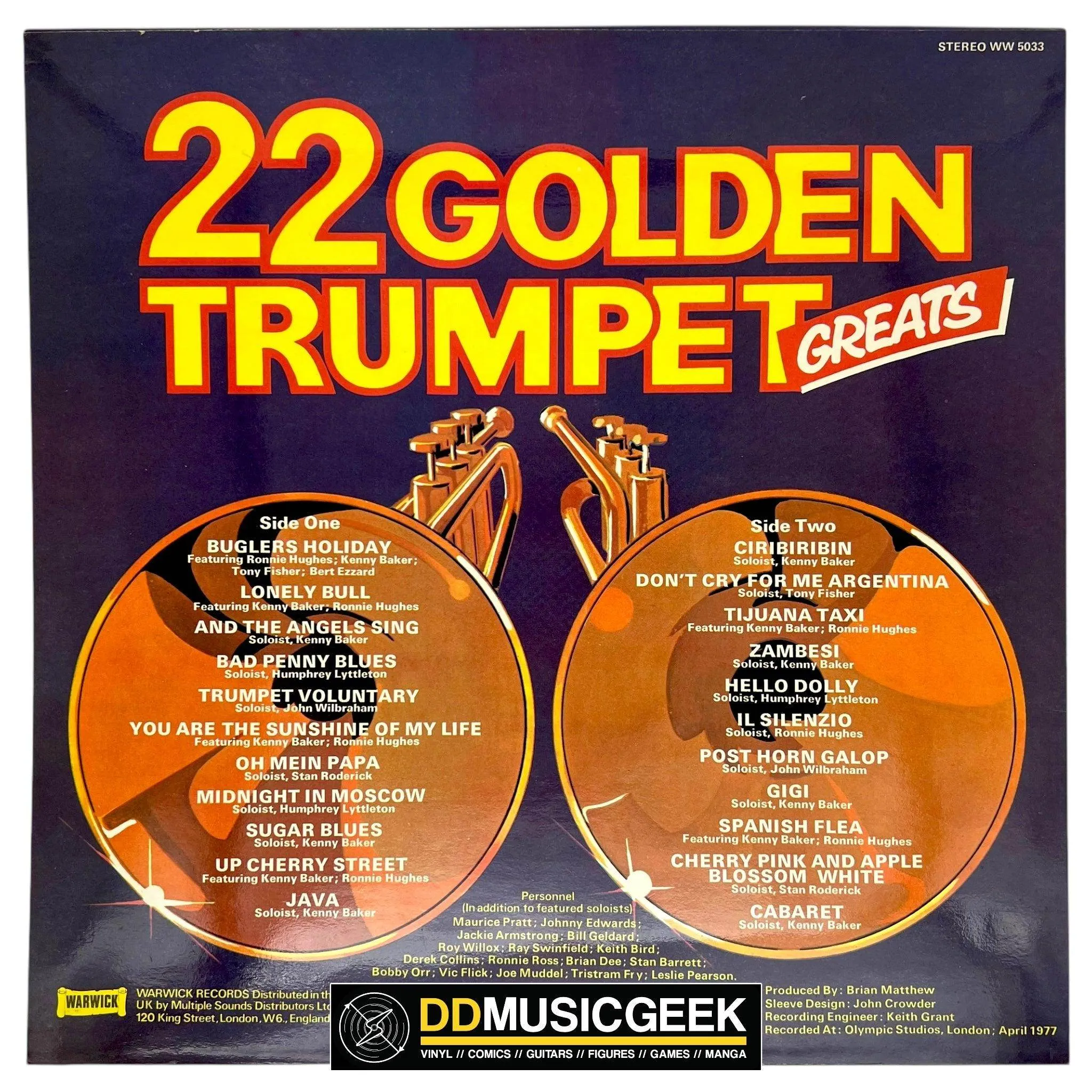 Various: 22 Golden Trumpet Greats (LP)