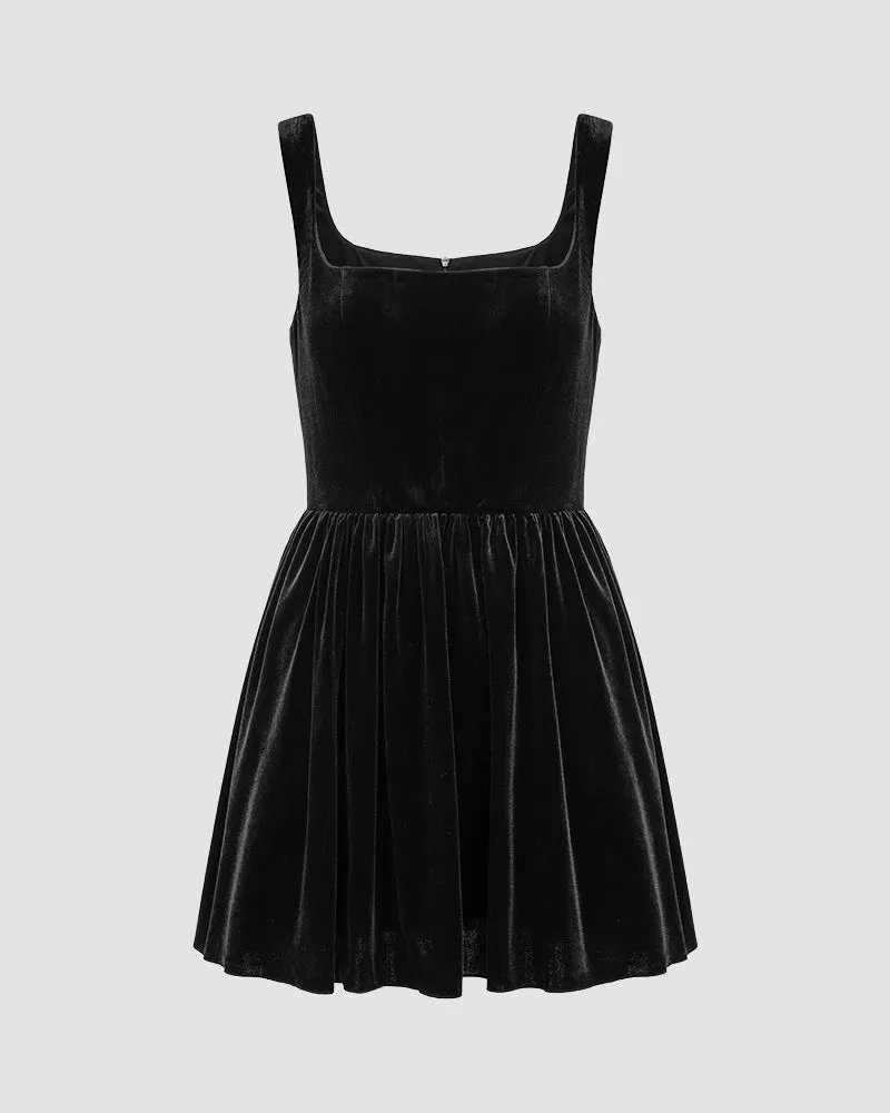 Velvet Midnights Mini Dress
