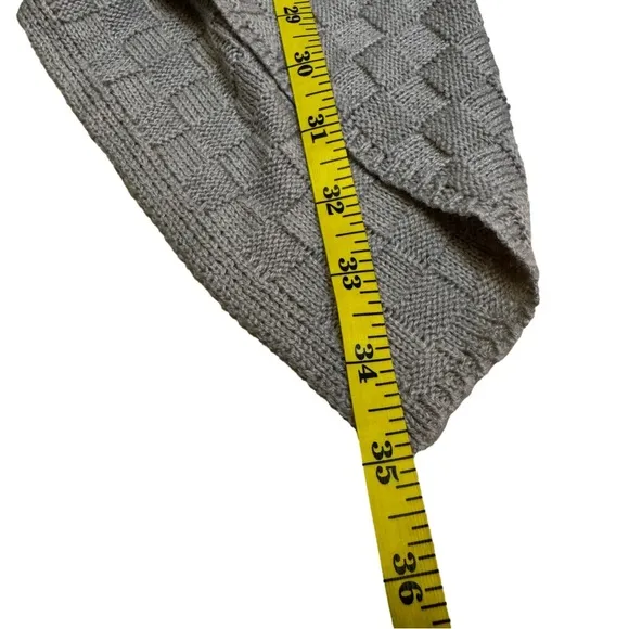 Venus Beige Tan Basket Weave Wrap Sweater with Toggle Closure NWT Size Small