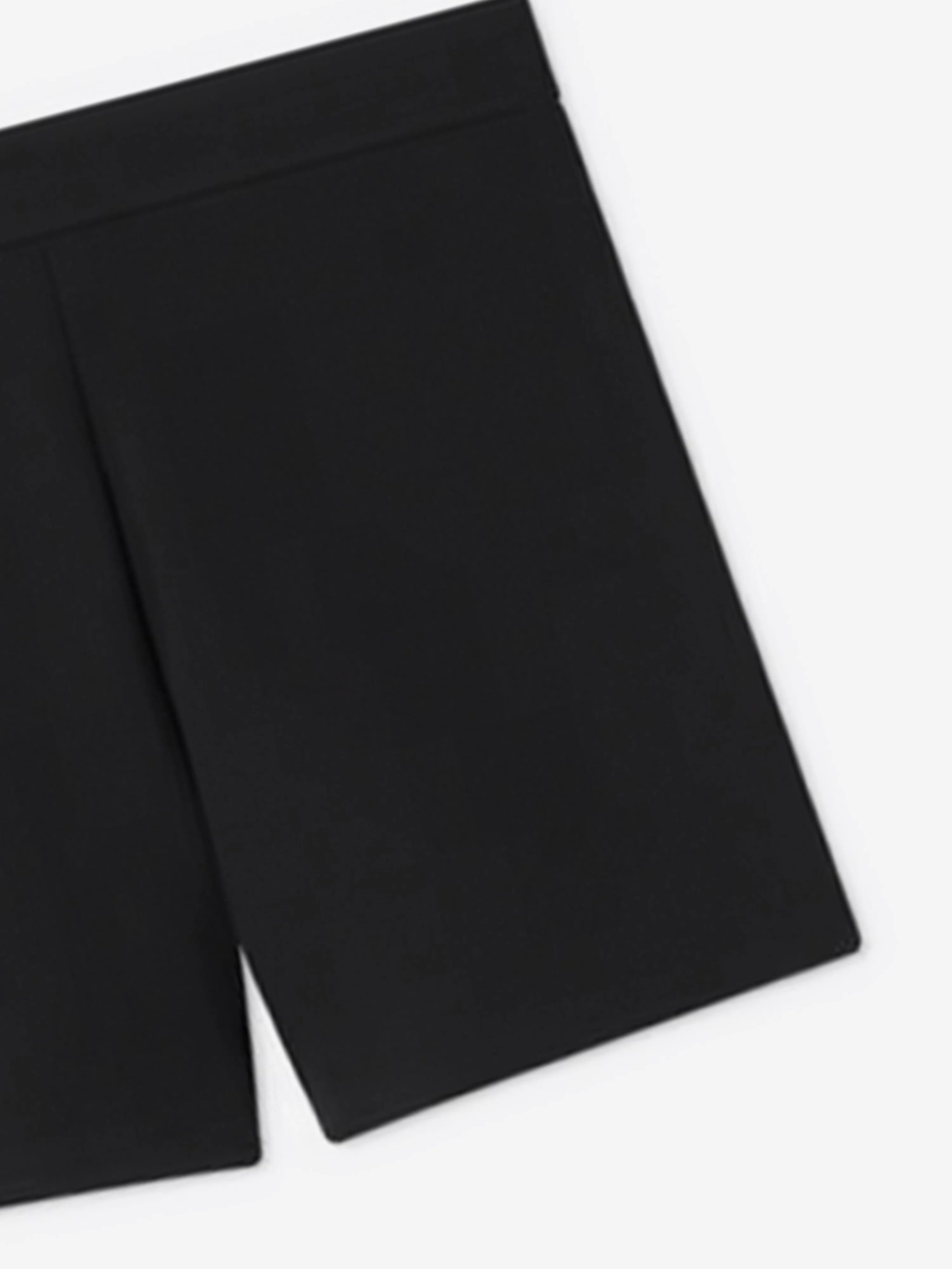 Versace Girls Stretch Cady Shorts in Black