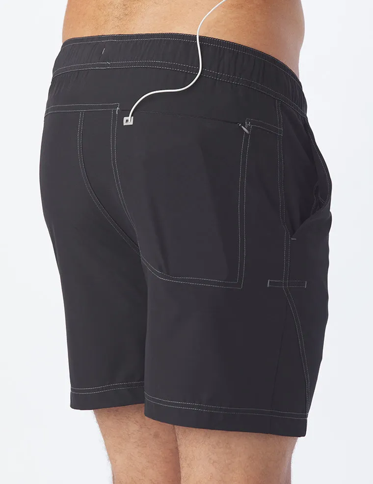 Versatility Short 5": Black w/ Liner