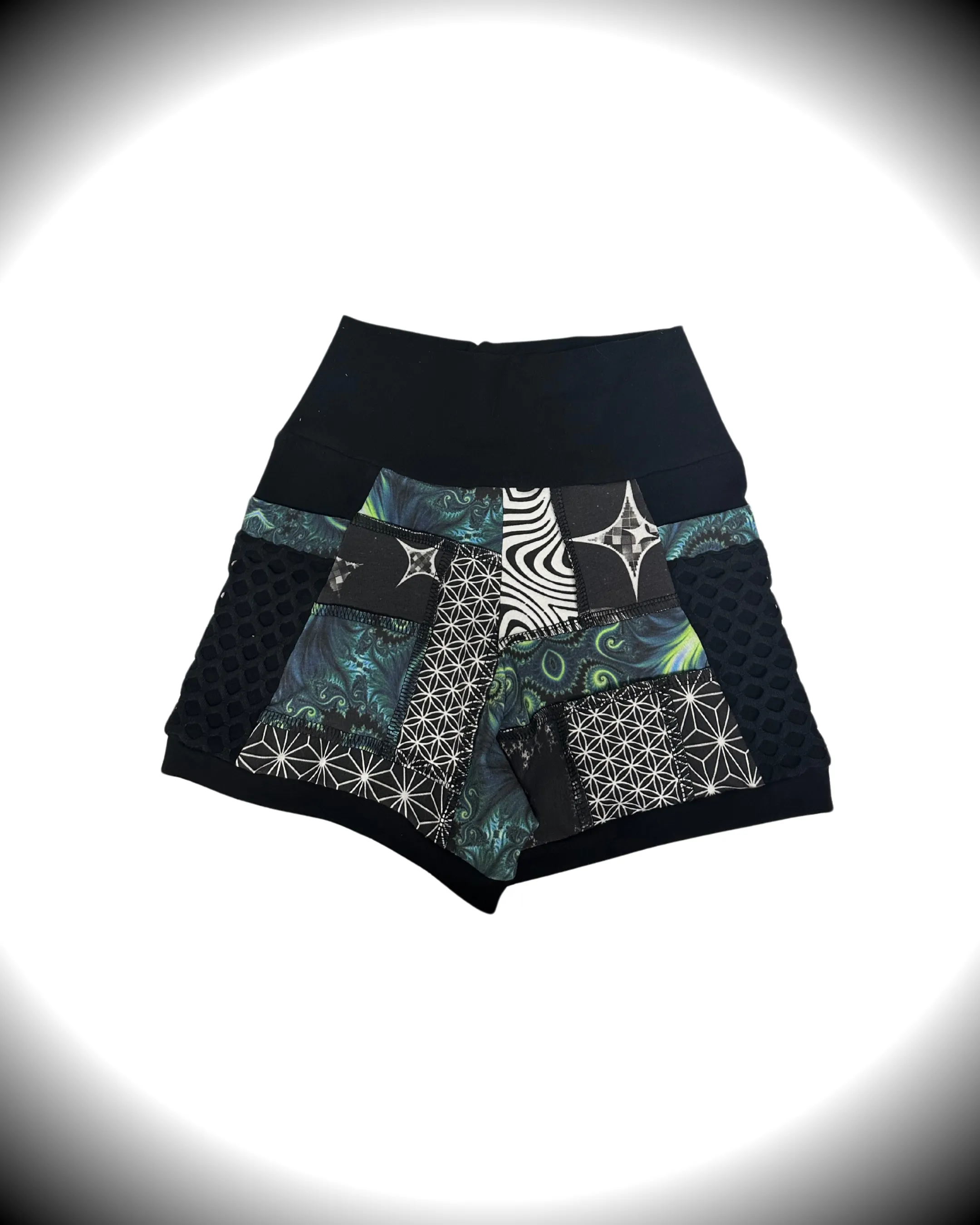 Vexel (XS) Patchwork Shorts