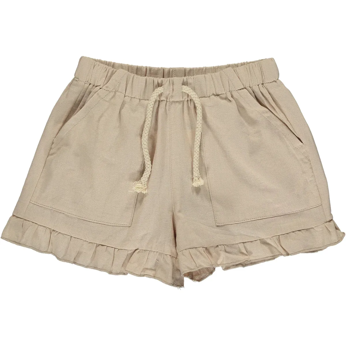 Vignette Stone Brynlee Ruffle Shorts