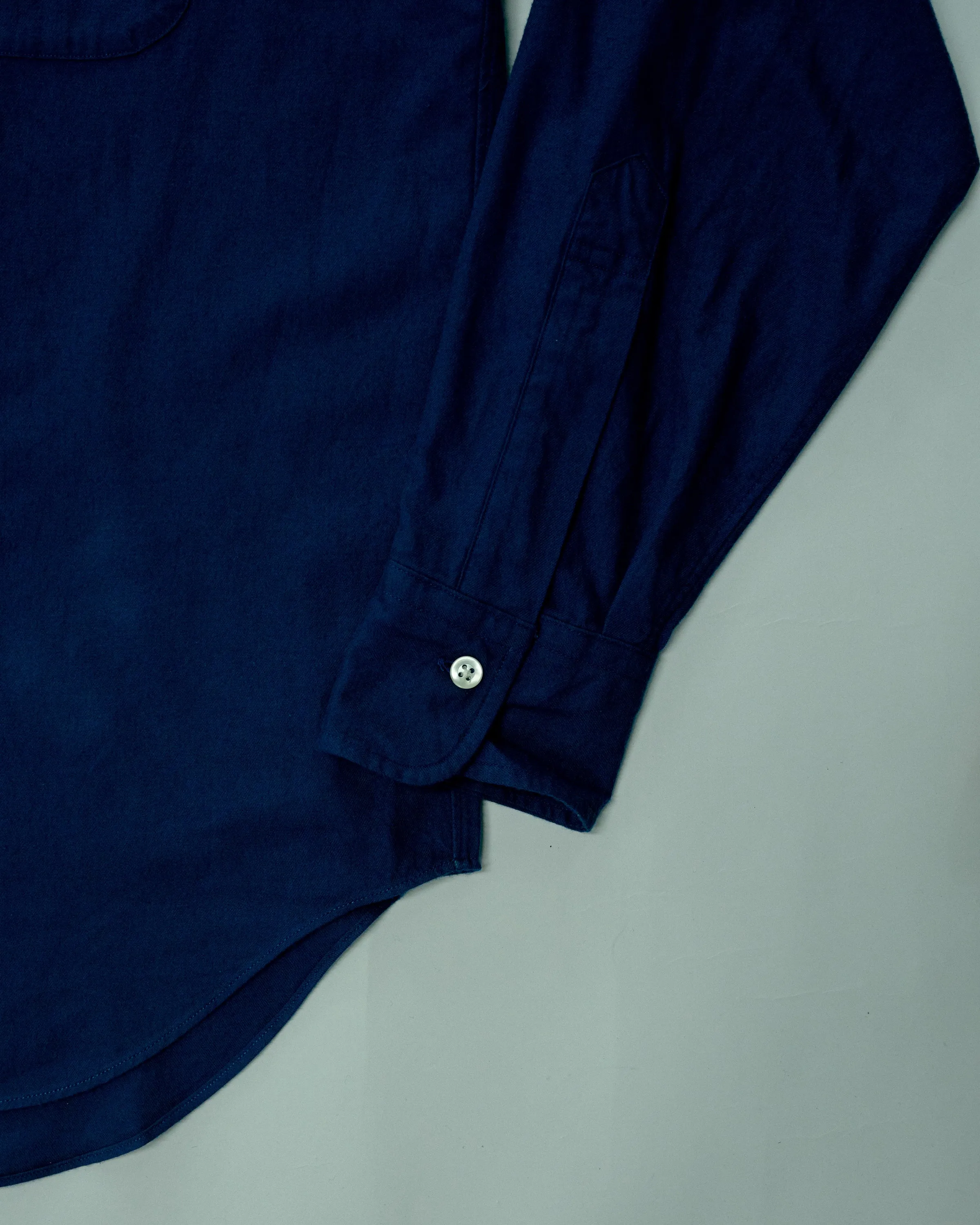 Vintage Ivy Combed Cotton English Twill Button Down EPGS08 | Blue