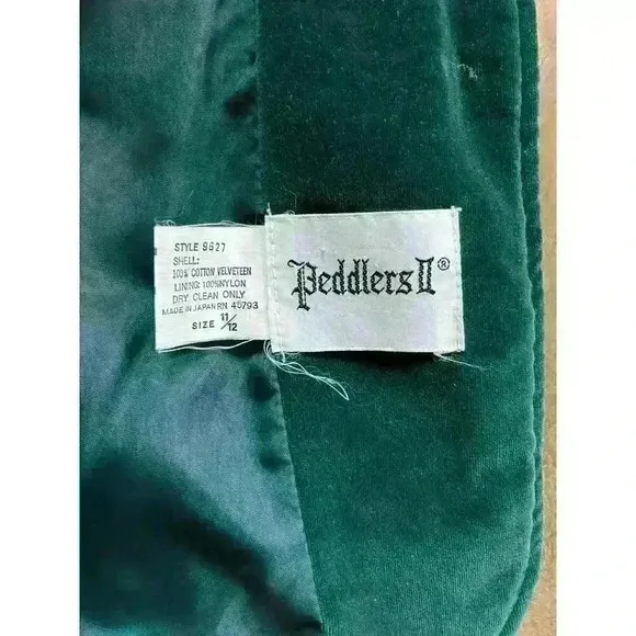 Vintage Peddlers Velour Jacket Blazer Size 11/12