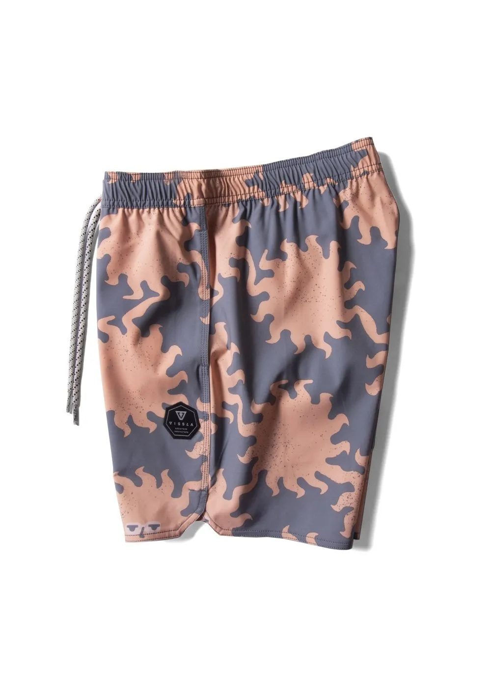 VISSLA Sunburnt Shred Heads ecolastic boardshorts 16.5 - Graphite