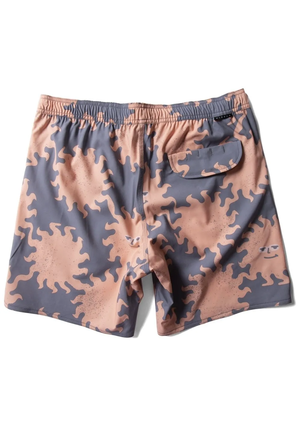 VISSLA Sunburnt Shred Heads ecolastic boardshorts 16.5 - Graphite