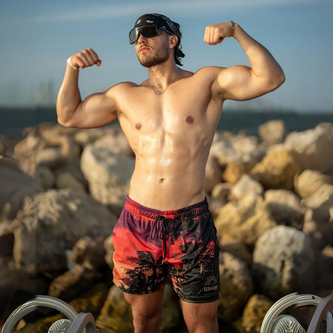 WARGO SHORTS SUNSET BLACK