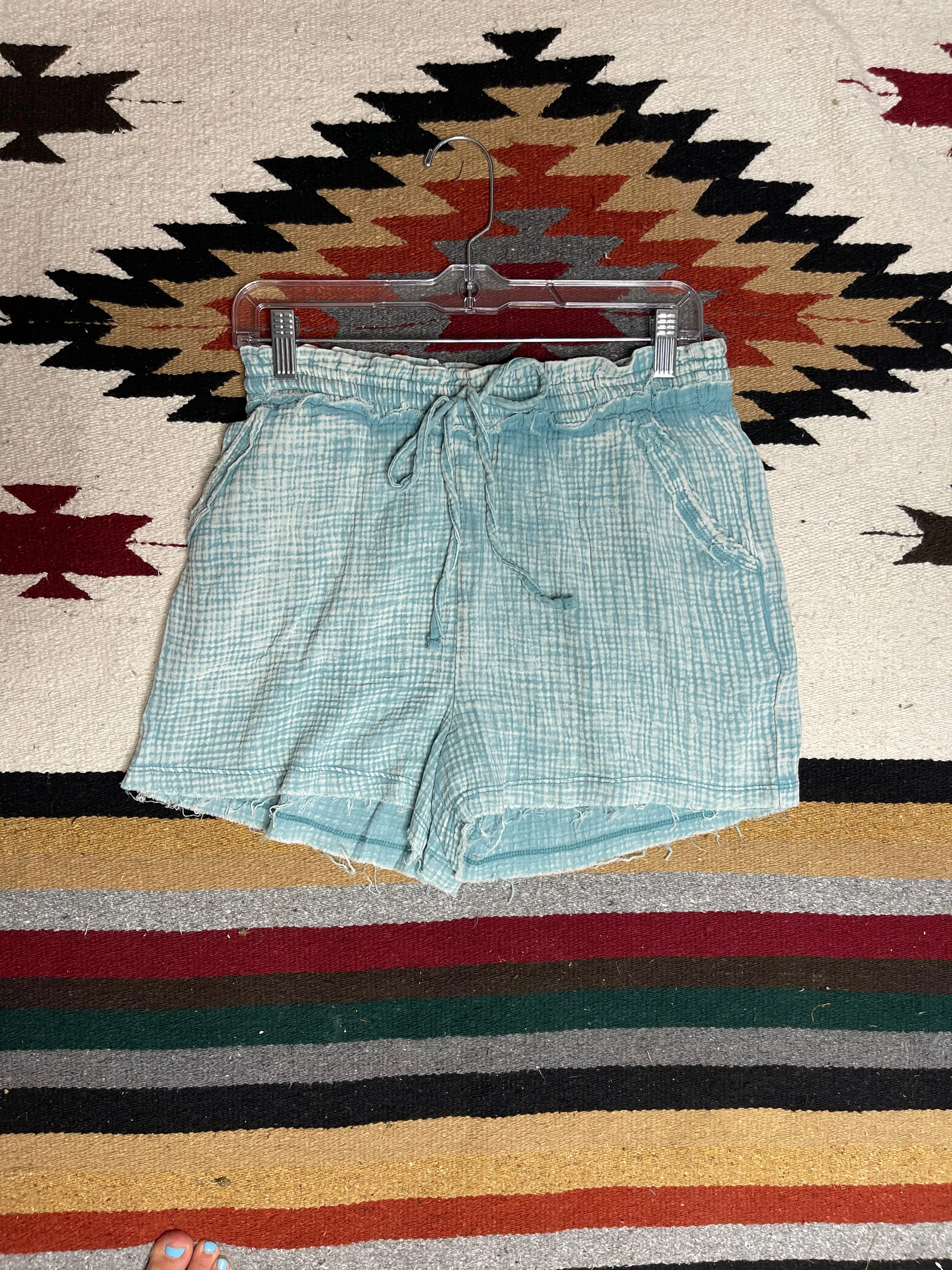 Washed Gauze Shorts