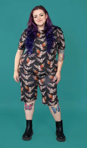 What a Hoot Owl Stretch Cycle Shorts