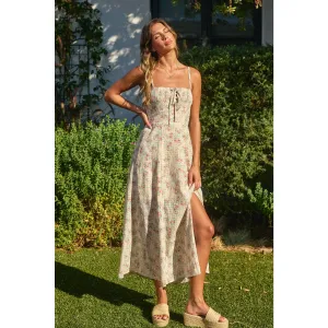 Whisper Lace Up Dress