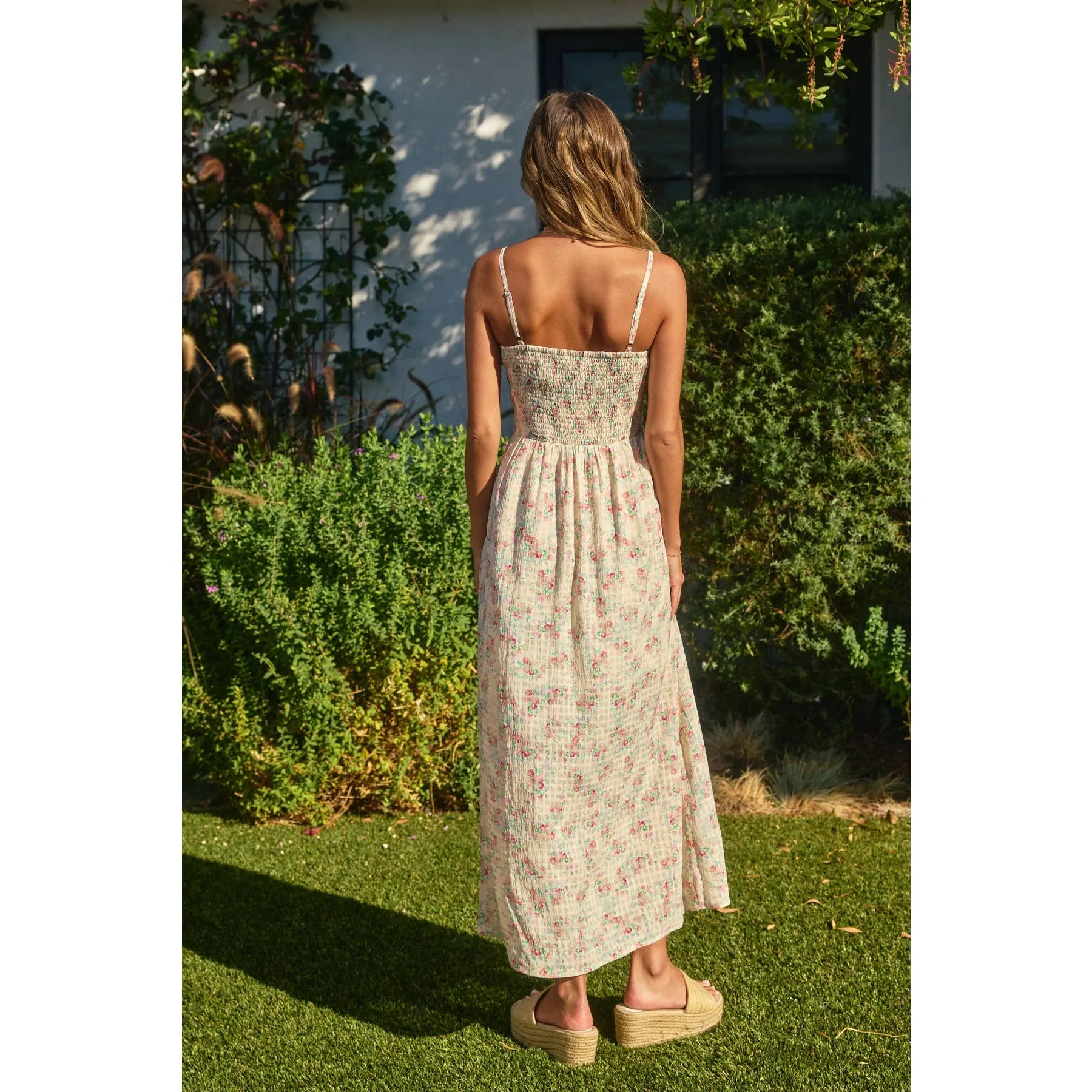 Whisper Lace Up Dress