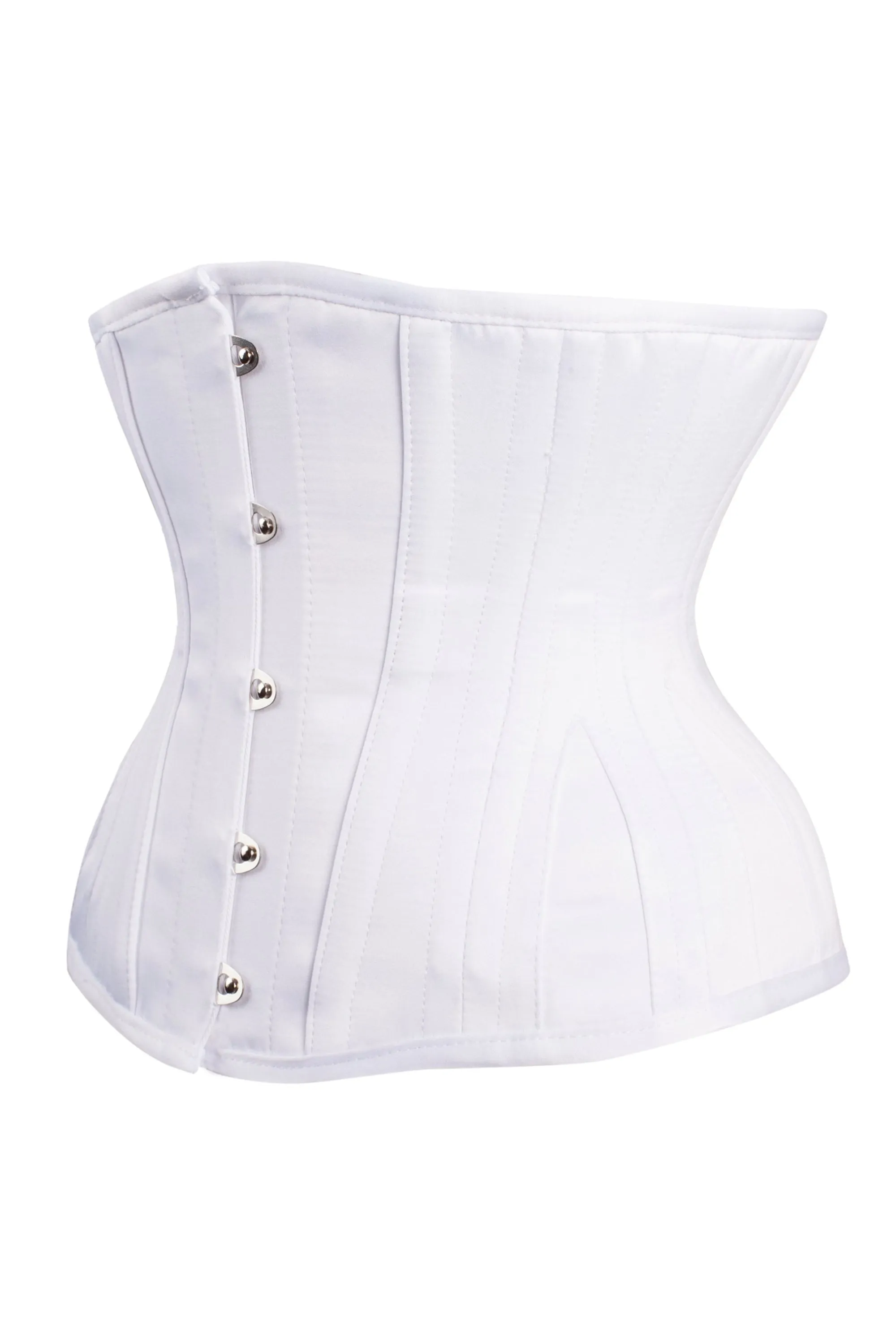 White Expert Waist Training Underbust Bridal Corset