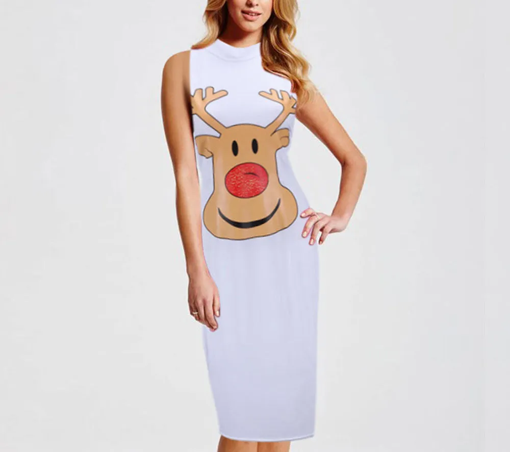 Women's Dresses Christmas Print Dresses