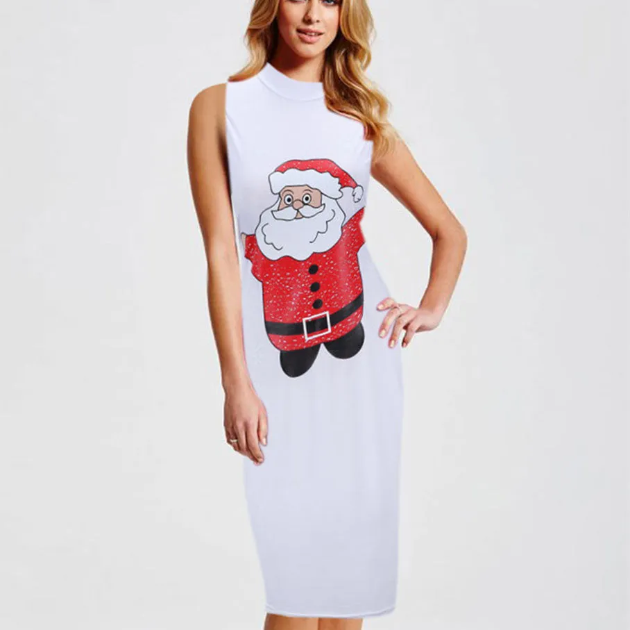 Women's Dresses Christmas Print Dresses