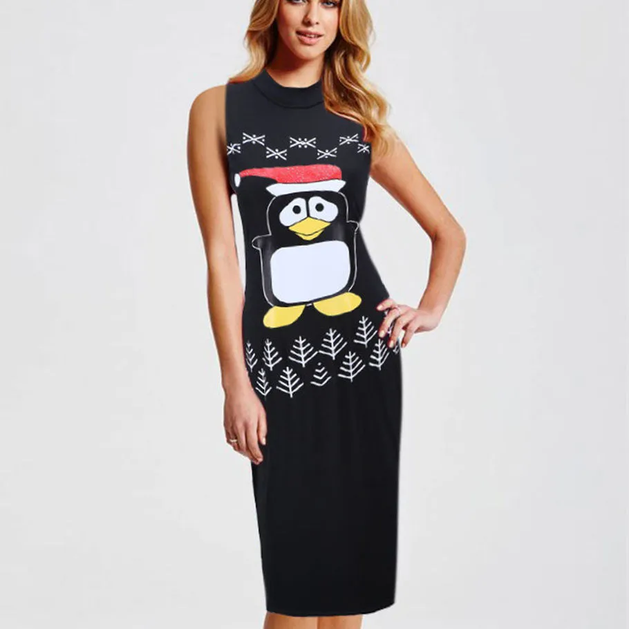 Women's Dresses Christmas Print Dresses