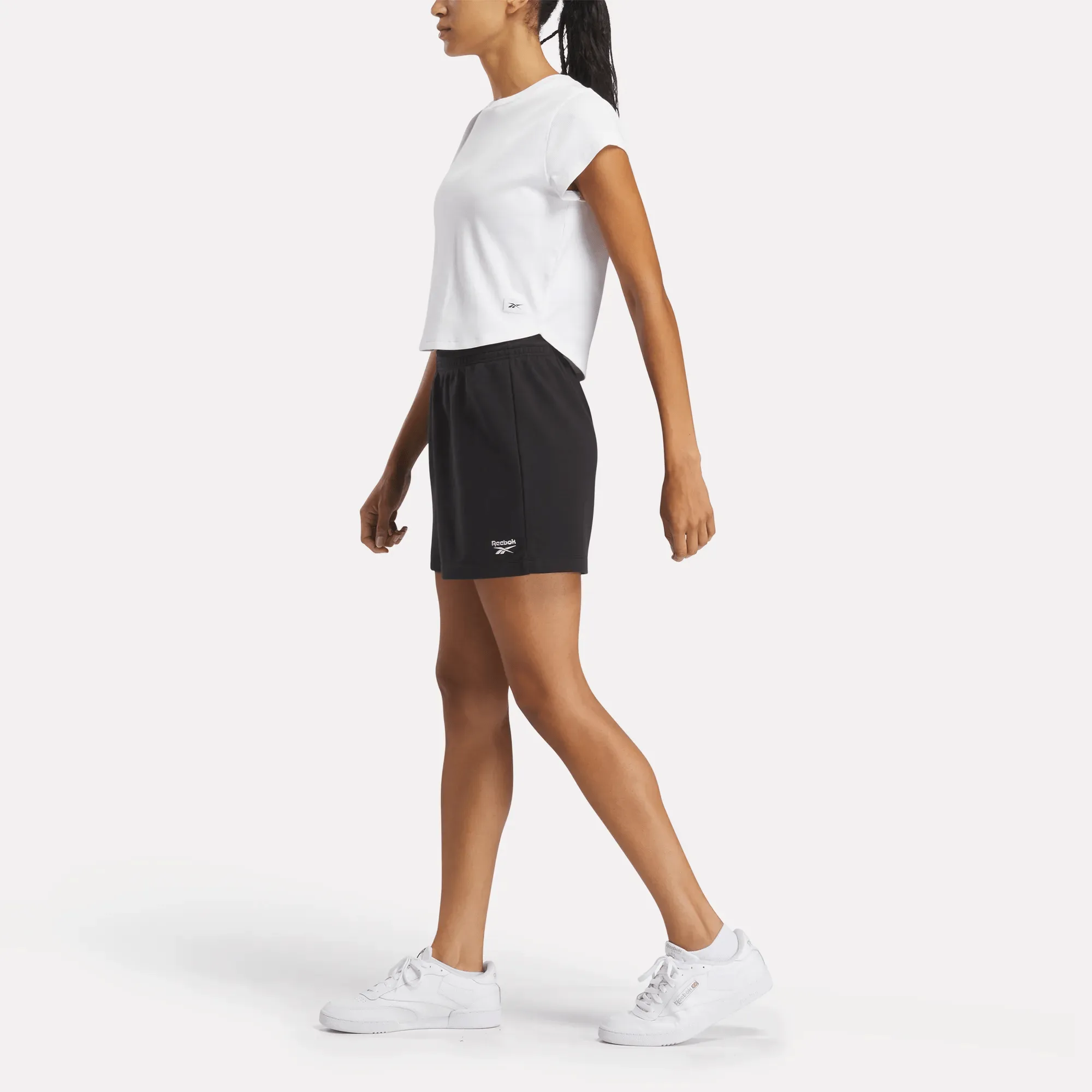 Women's Identity Small Logo French Terry Shorts 4"