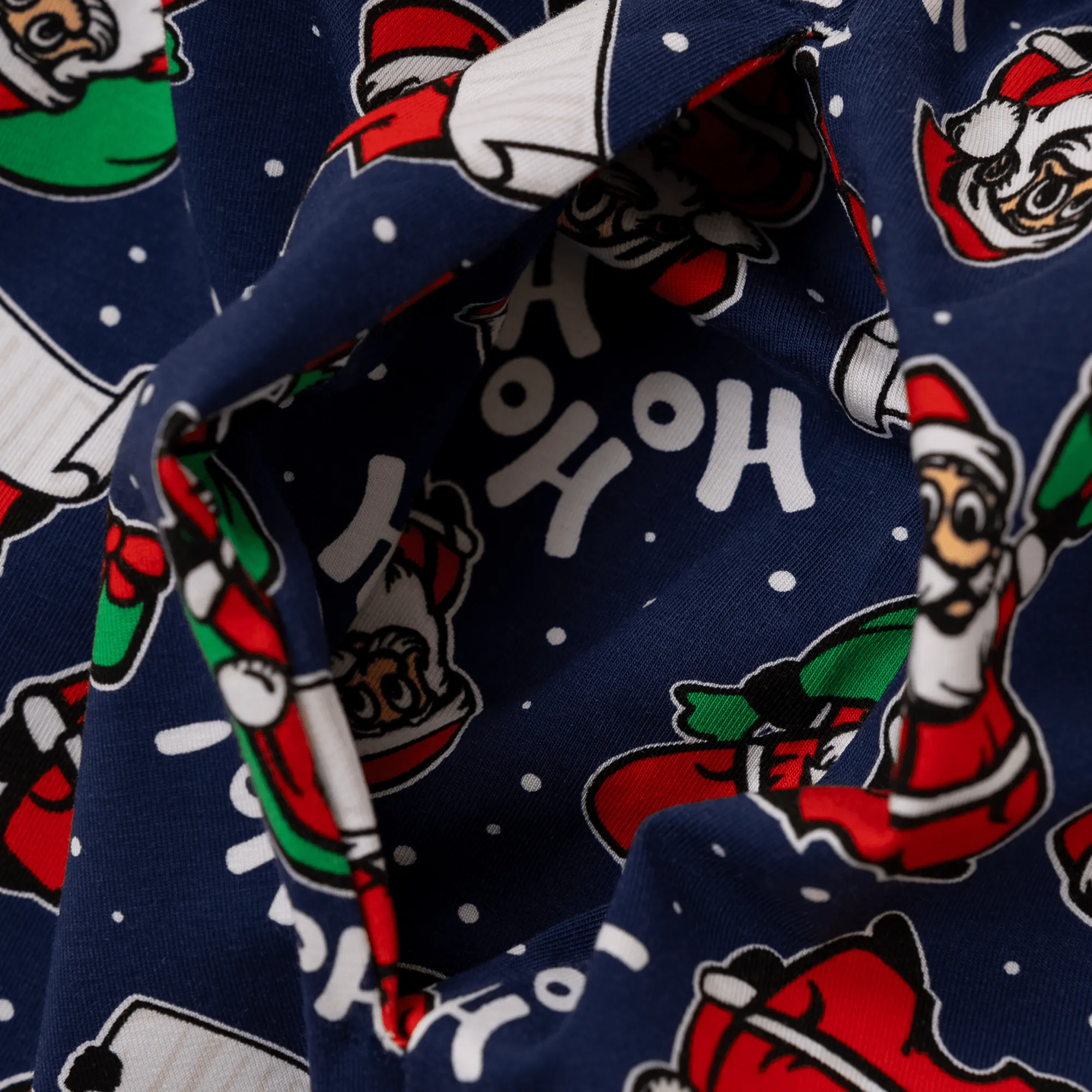 Womens Short Pyjamas - Santa - Shorts & T-Shirt