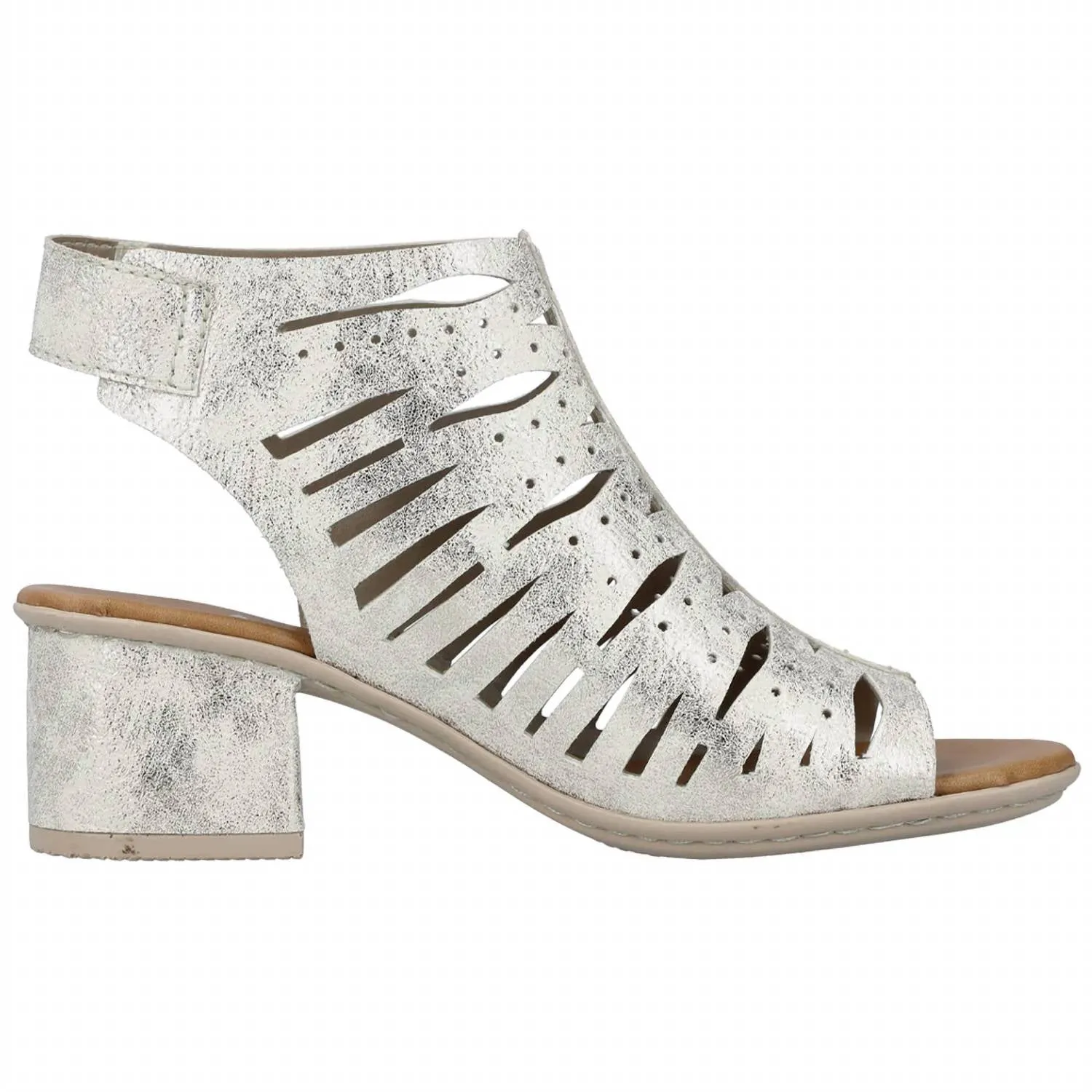 Women's Vicky 76 Sandal In Beige/gold