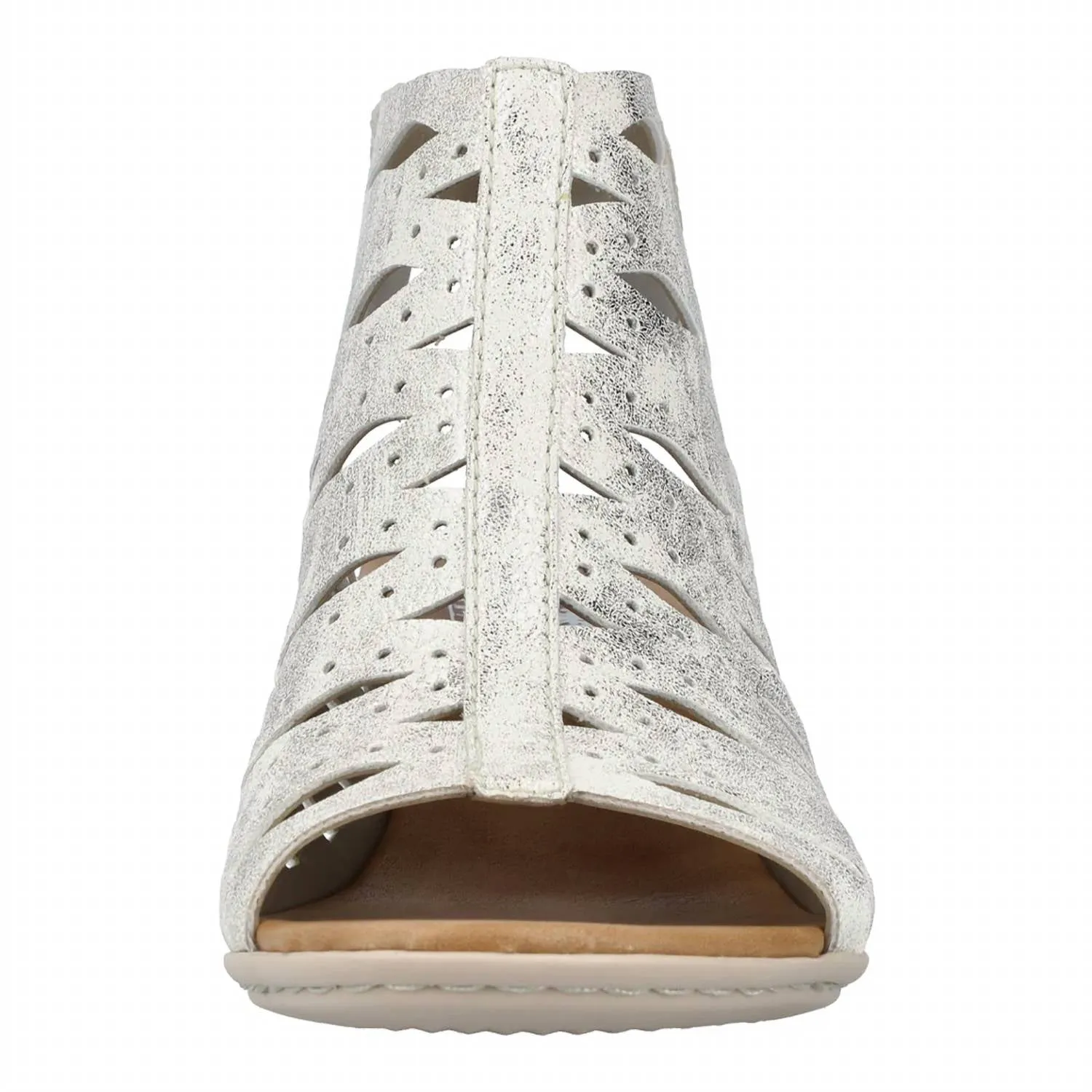 Women's Vicky 76 Sandal In Beige/gold
